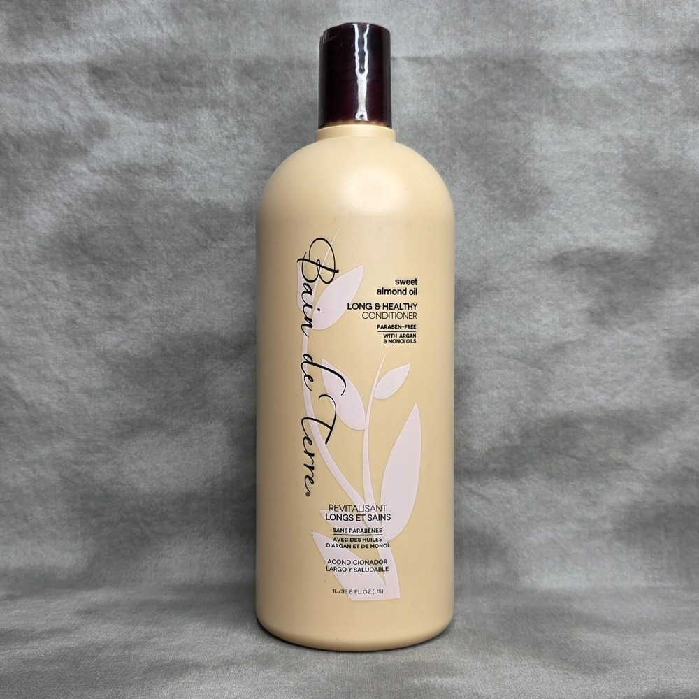 Bain De Terre Long & Healthy Conditioner 33.8 fl oz Sweet Almond Oil wArgan Oil